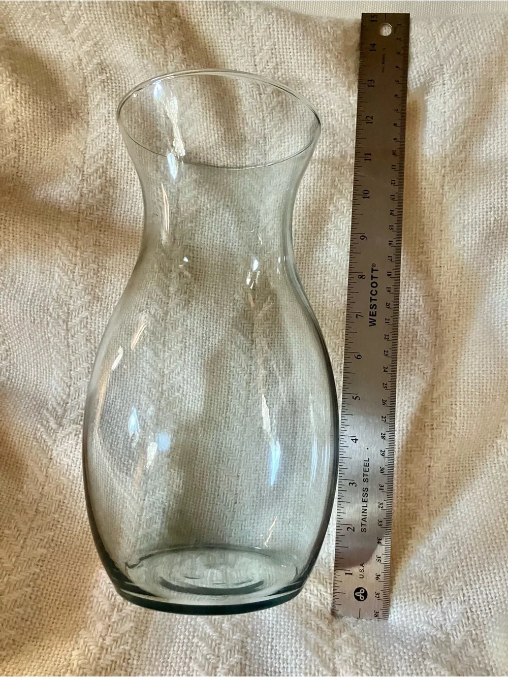 New Clear Glass Vase